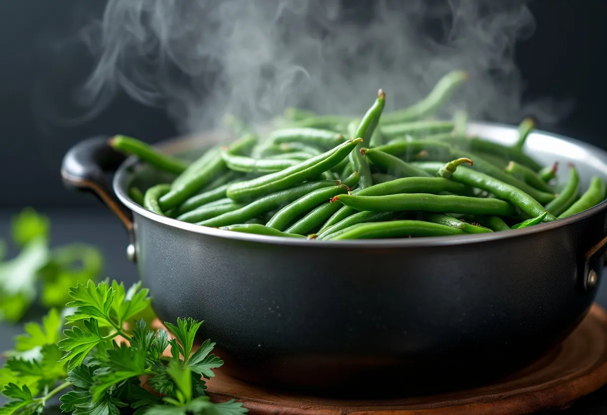 haricots verts  cocotte-minute